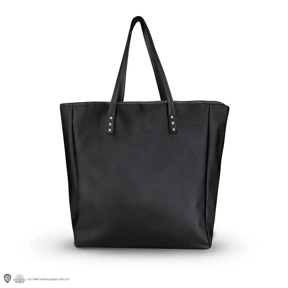 HP HOGWARTS BLACK PU LEATHER HANDBAG CINEREPLICAS