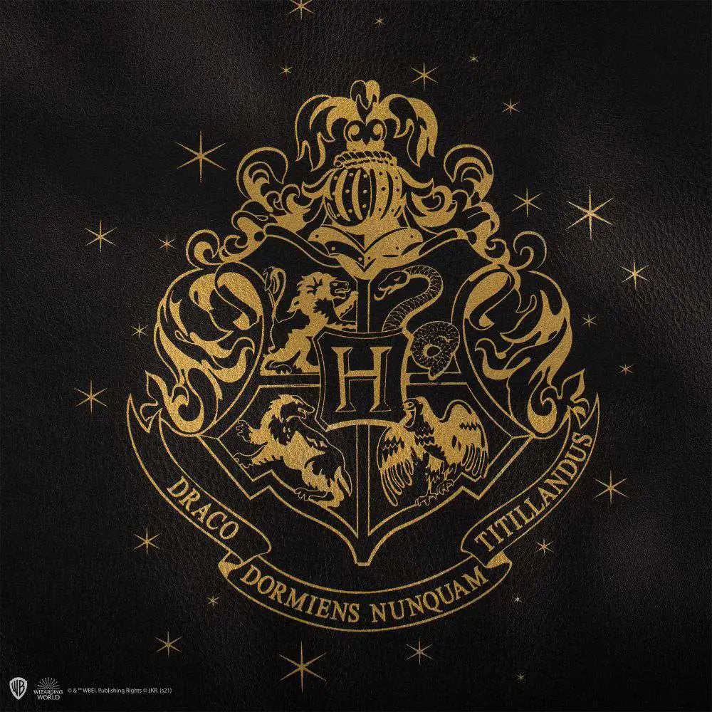 HP HOGWARTS BLACK PU LEATHER HANDBAG CINEREPLICAS