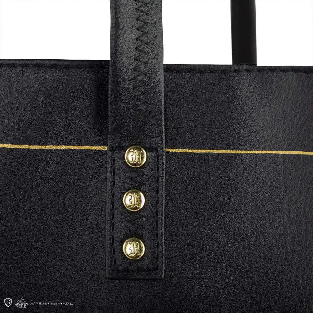 HP HOGWARTS BLACK PU LEATHER HANDBAG CINEREPLICAS