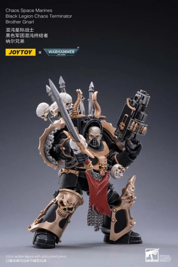 WH40K BLACK LEGION BROTHER GNARL AF 1/18 JOYTOY