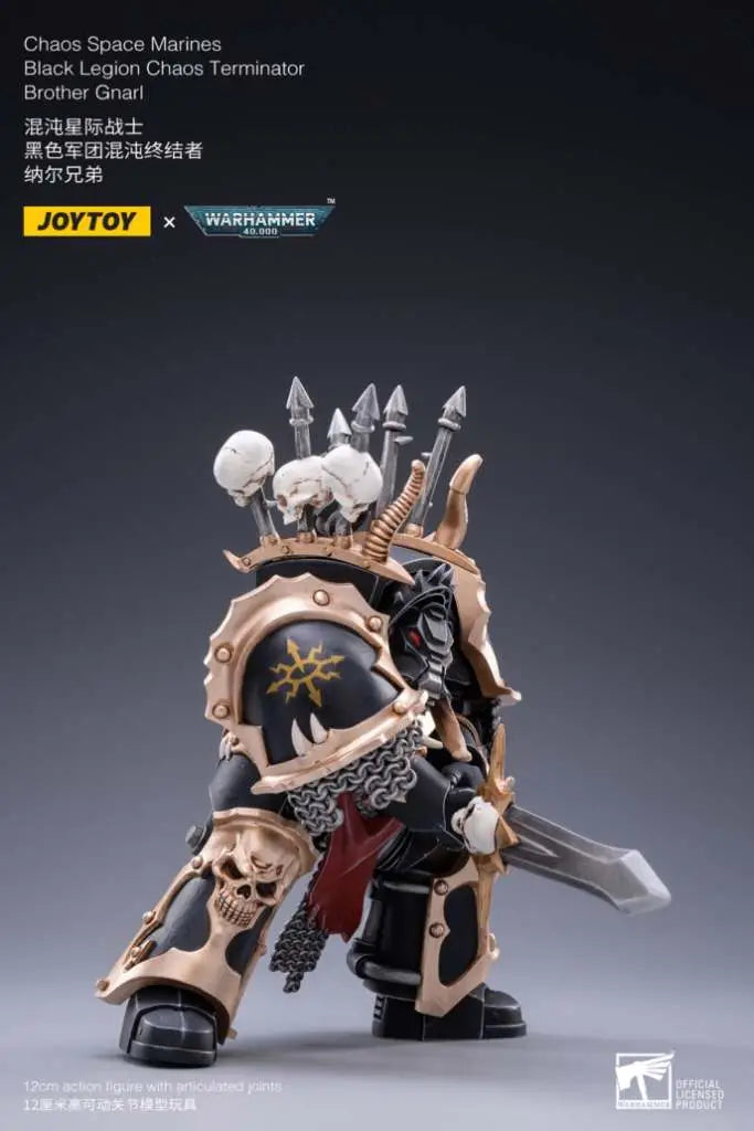 WH40K BLACK LEGION BROTHER GNARL AF 1/18 JOYTOY