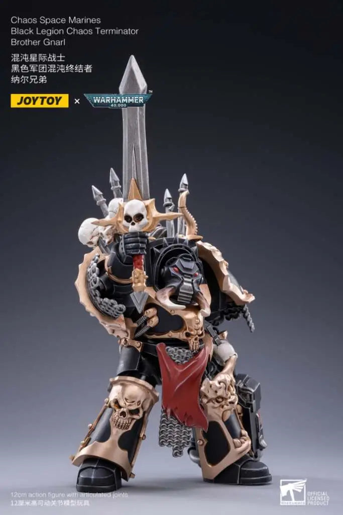 WH40K BLACK LEGION BROTHER GNARL AF 1/18 JOYTOY
