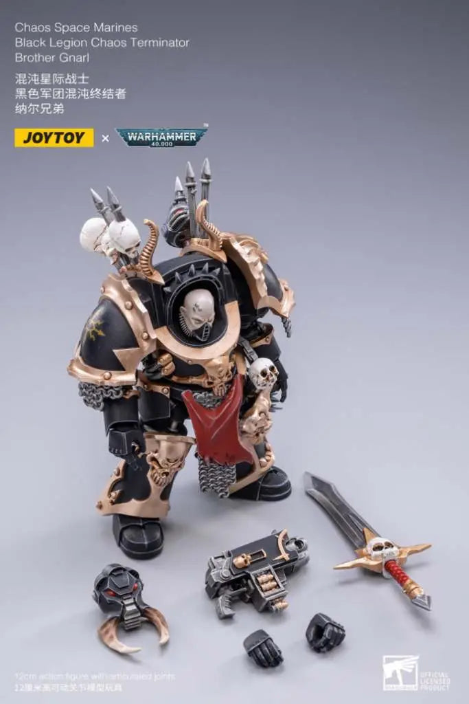 WH40K BLACK LEGION BROTHER GNARL AF 1/18 JOYTOY