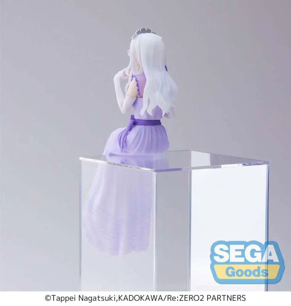 RE ZERO EMILIA PARTY PM PERCHING FIGURE SEGA