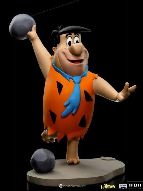 THE FLINTSTONES FRED 1/10 STATUE IRON STUDIOS