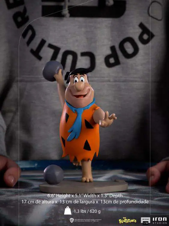 THE FLINTSTONES FRED 1/10 STATUE IRON STUDIOS