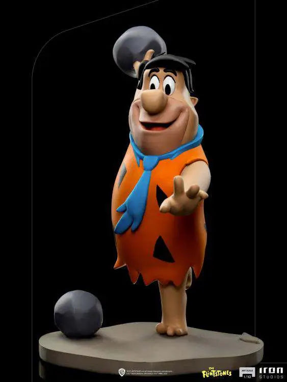 THE FLINTSTONES FRED 1/10 STATUE IRON STUDIOS