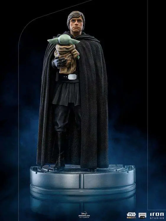 THE MANDALORIAN LUKE GROGU 1/10 STATUE IRON STUDIOS
