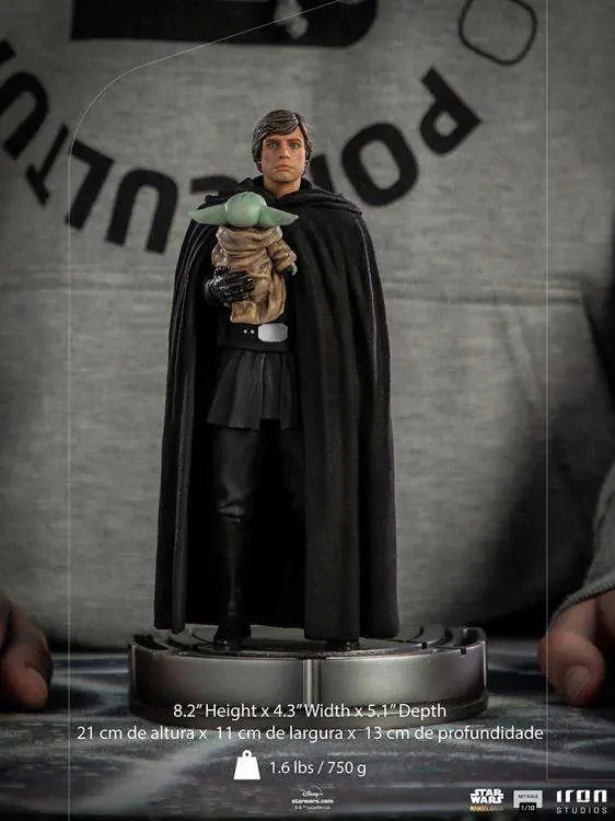 THE MANDALORIAN LUKE GROGU 1/10 STATUE IRON STUDIOS