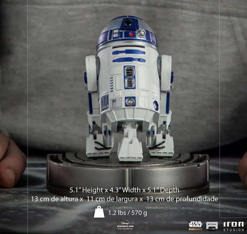 THE MANDALORIAN R2 D2 1/10 STATUE IRON STUDIOS