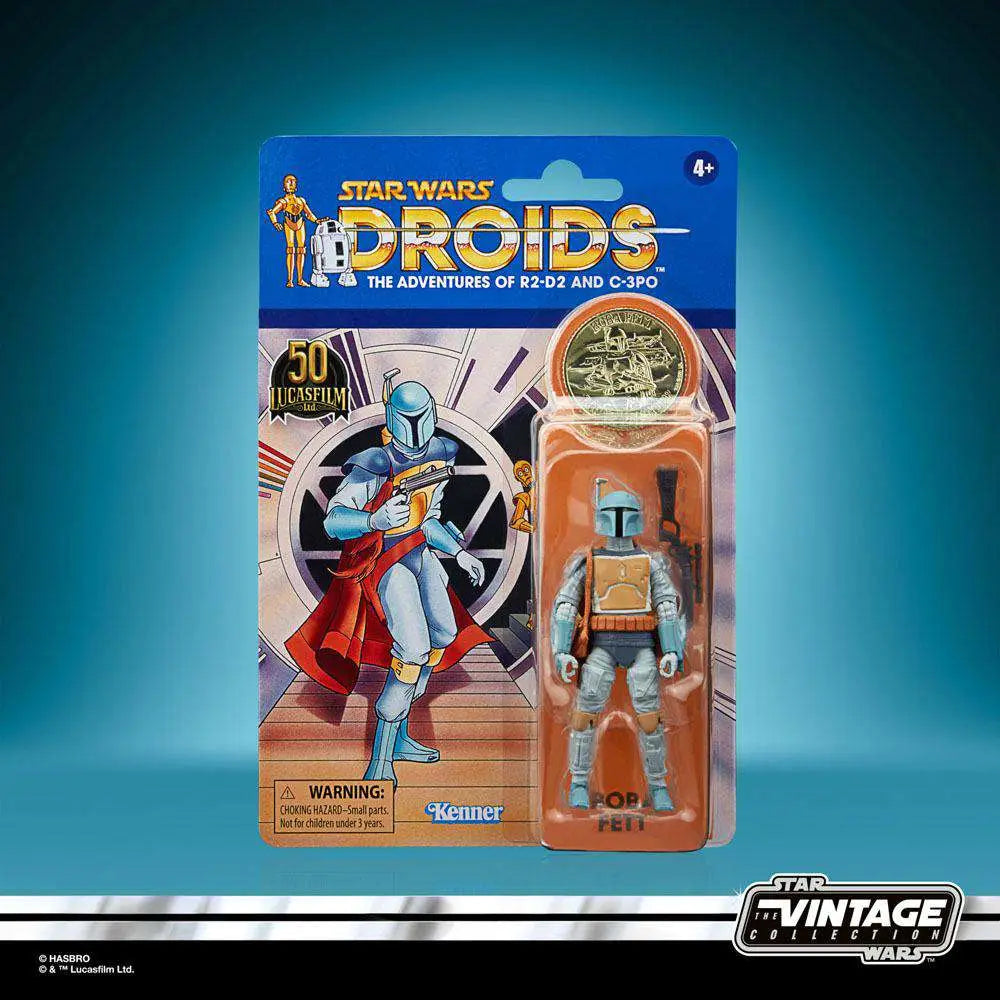 SW VINTAGE BOBA FETT DROIDS HASBRO