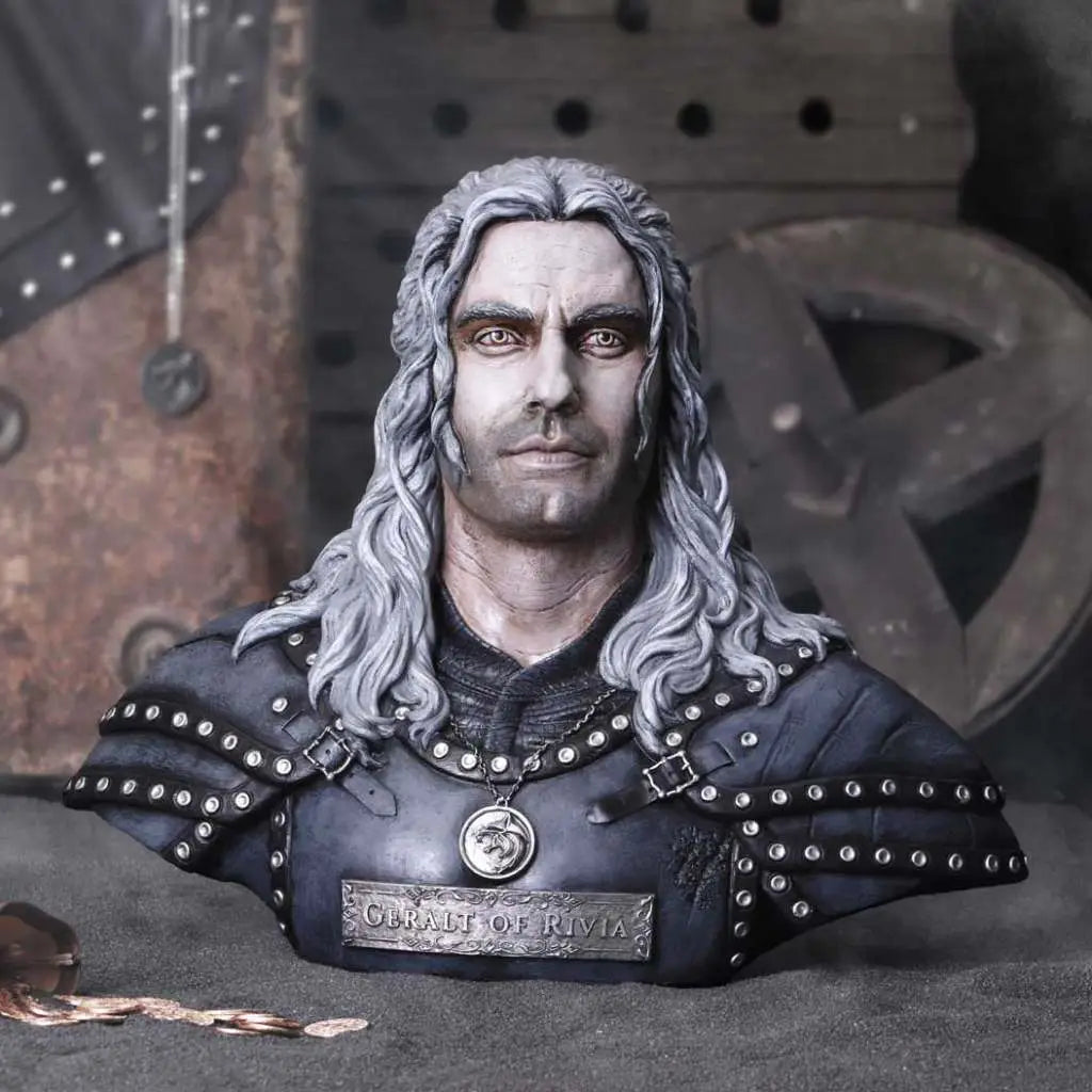 THE WITCHER-GERALT OF RIVIA BUST NEMESIS NOW