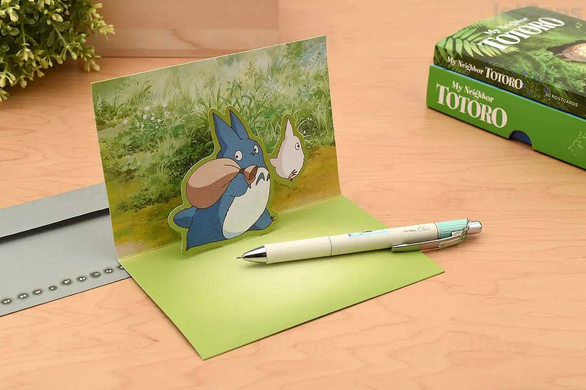 TOTORO POP UP NOTECARDS SET 10 STUDIO GHIBLI
