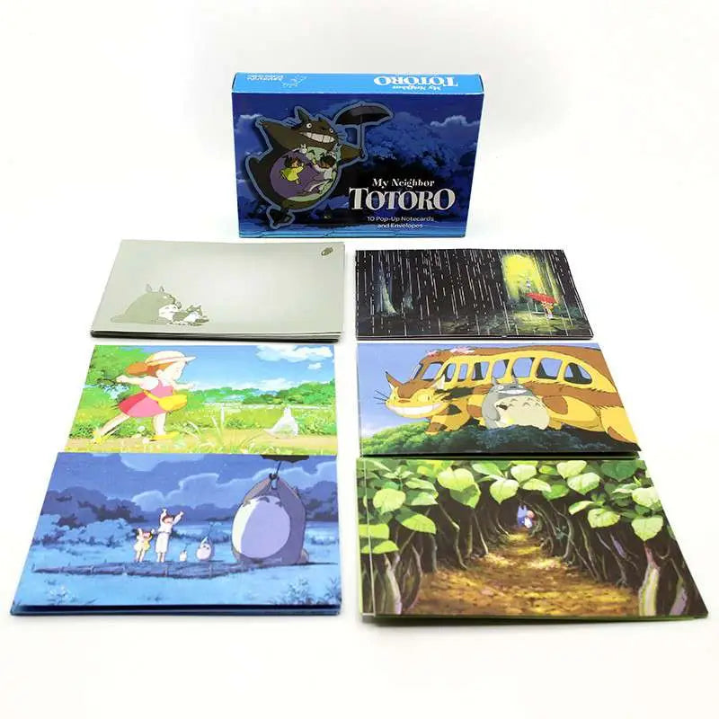 TOTORO POP UP NOTECARDS SET 10 STUDIO GHIBLI