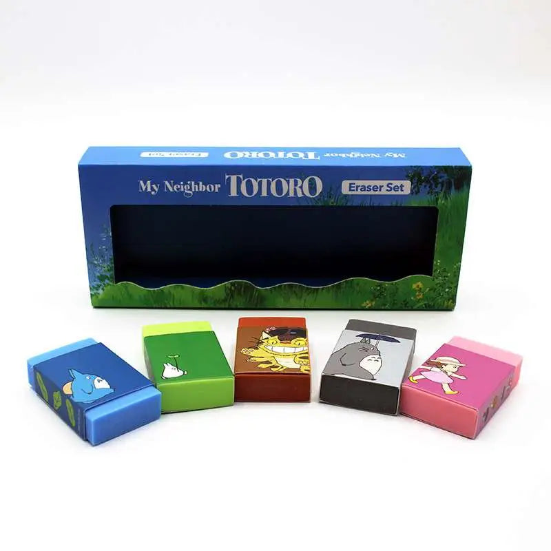 TOTORO ERASERS SET STUDIO GHIBLI