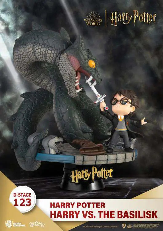 D STAGE HP HARRY VS BASILISK BEAST KINGDOM