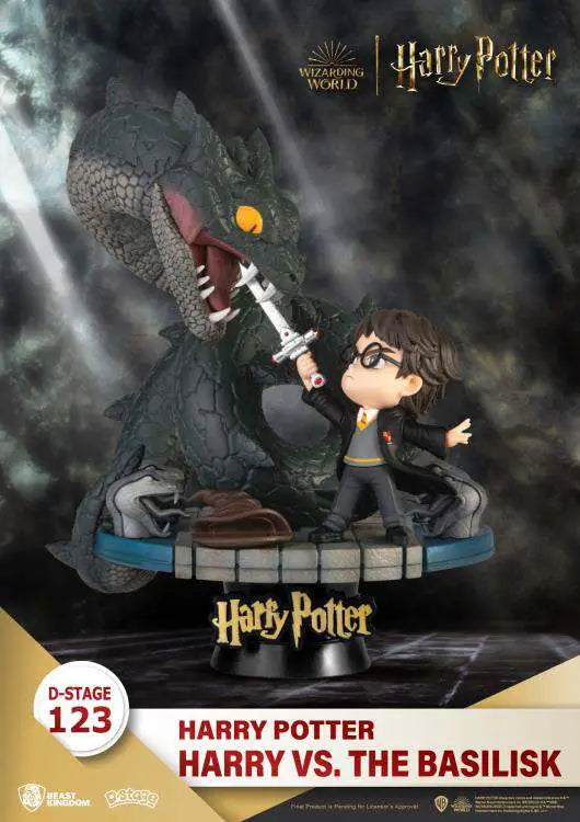 D STAGE HP HARRY VS BASILISK BEAST KINGDOM