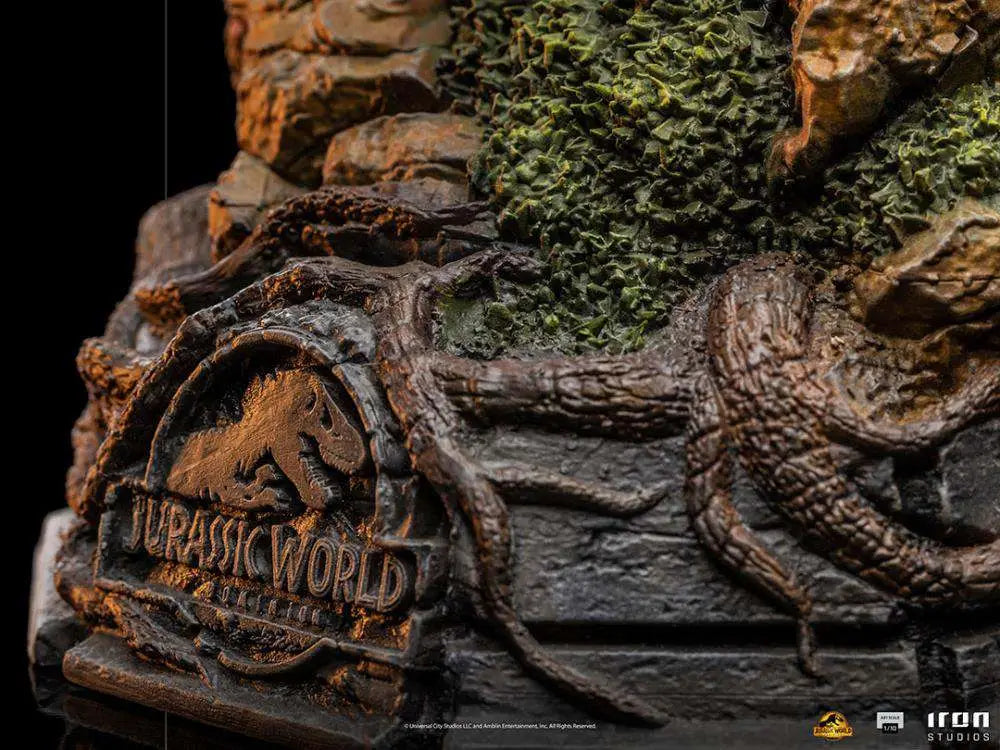 JW DILOPHOSAURUS 1/10 STATUE IRON STUDIOS