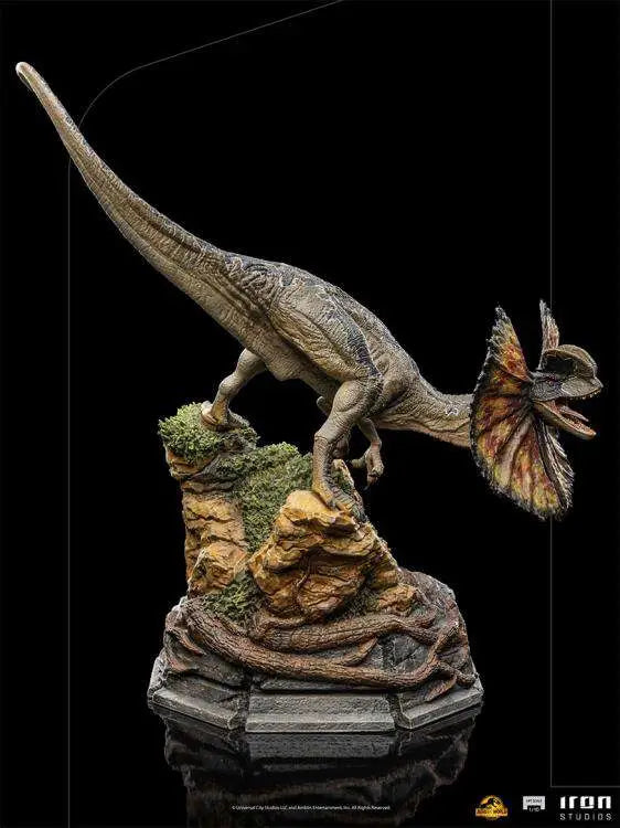 JW DILOPHOSAURUS 1/10 STATUE IRON STUDIOS