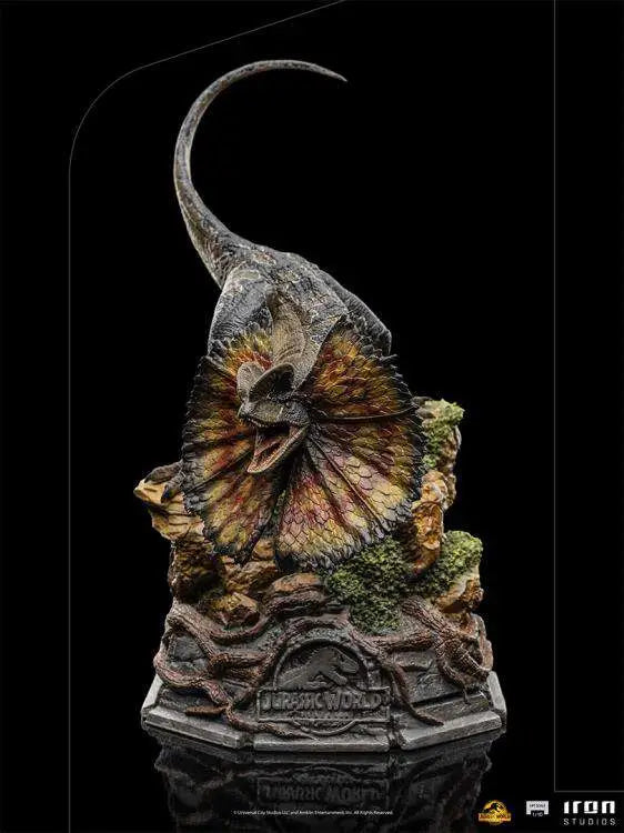JW DILOPHOSAURUS 1/10 STATUE IRON STUDIOS