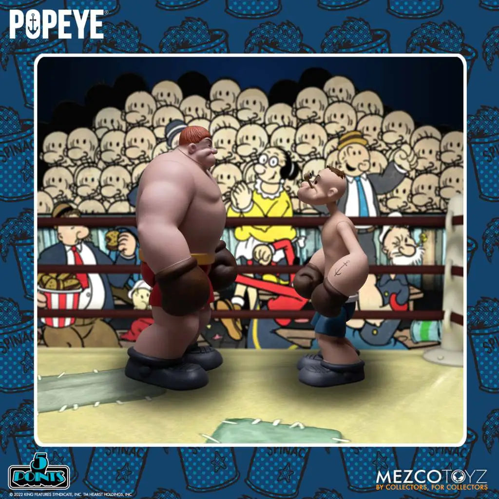 5 POINTS POPEYE & OXHEART BOX SET MEZCO TOYS