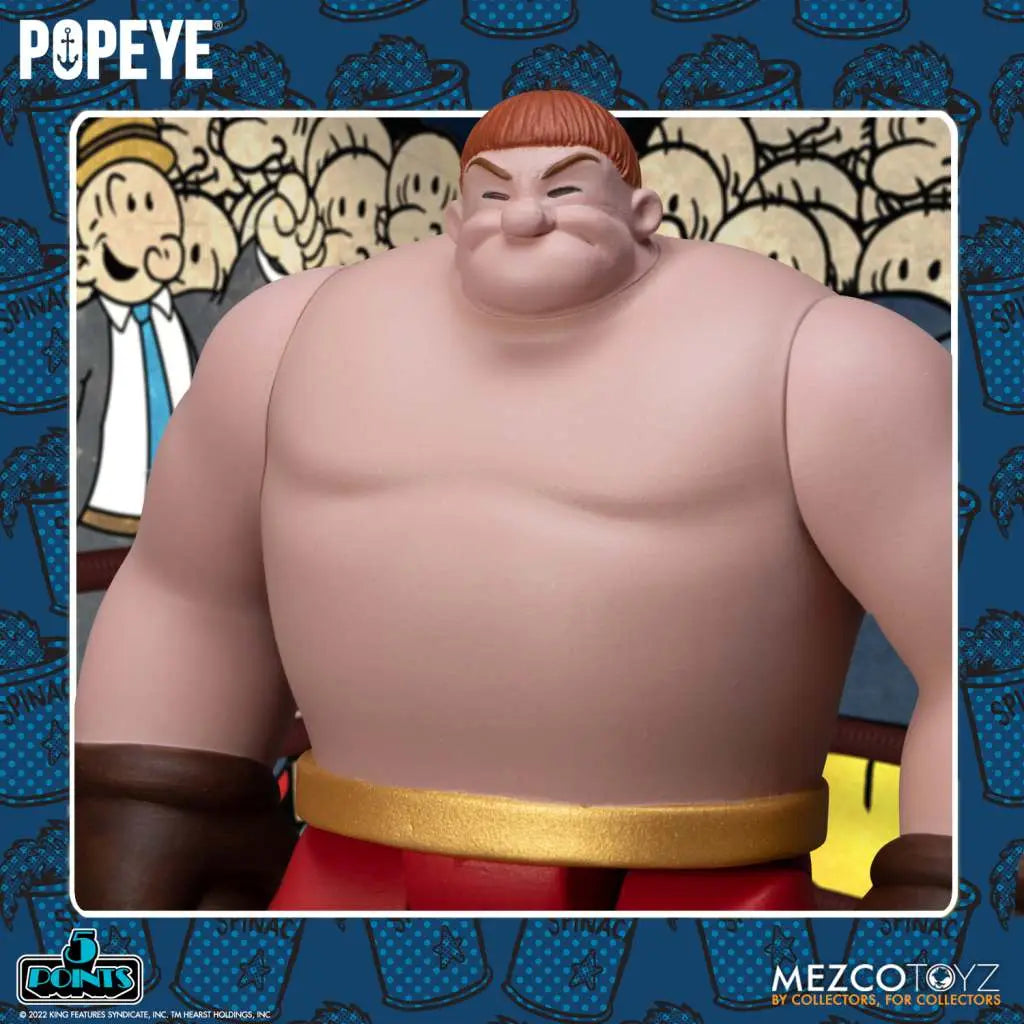 5 POINTS POPEYE & OXHEART BOX SET MEZCO TOYS