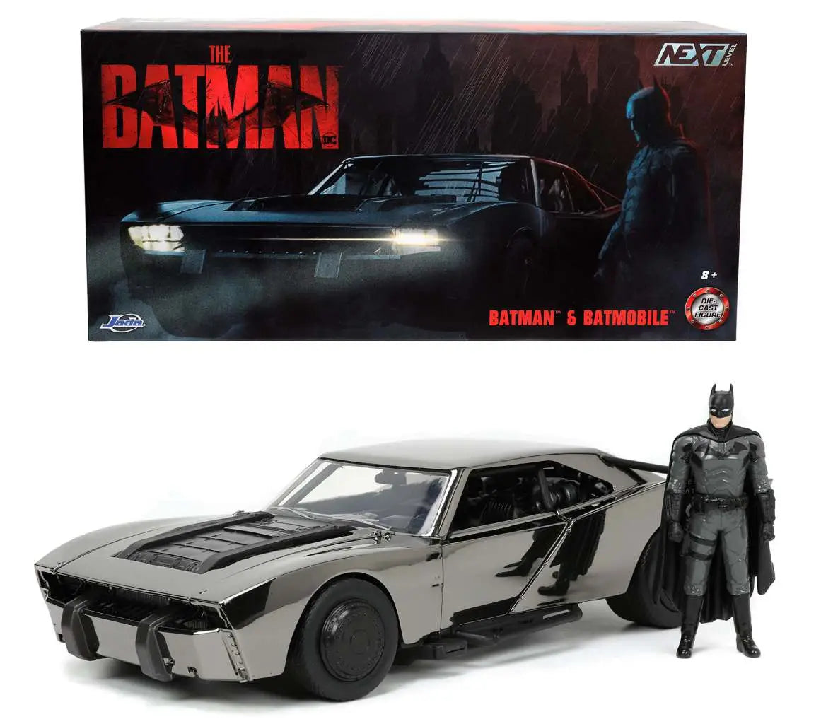 Batman 2022 Batmobile With Batman San Diego Comicon Variant 1 24 Die Cast Model Limited Edition Jada Toys