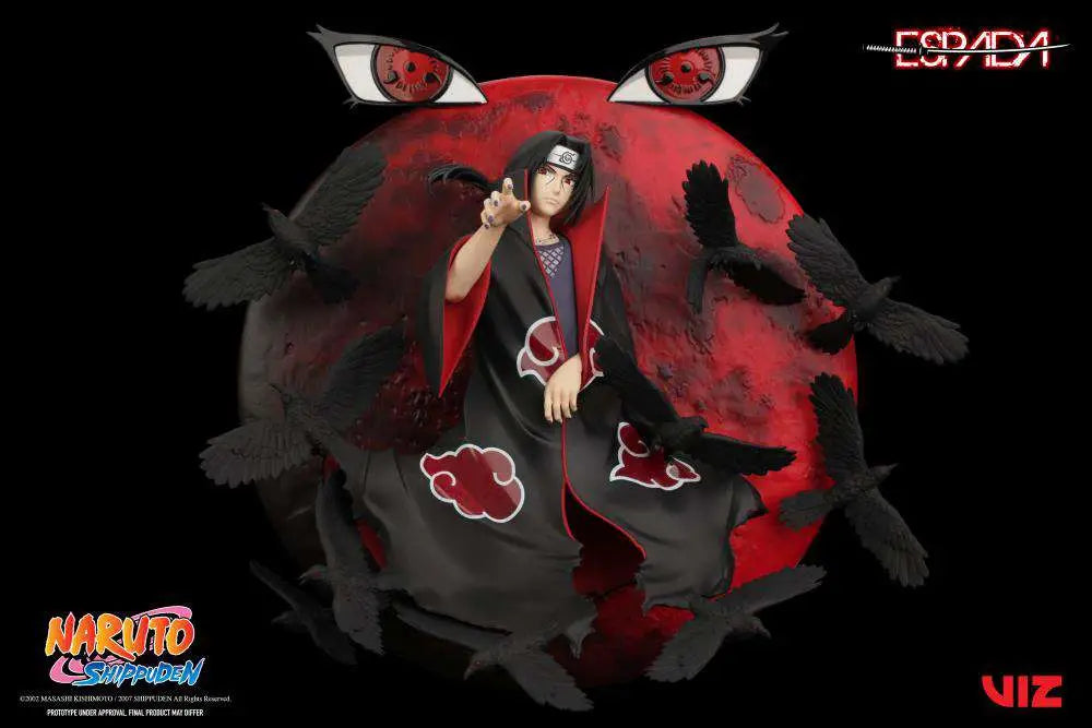 NARUTO SHIPPUDEN ITACHI WALL STATUE ESPADA ART LLC