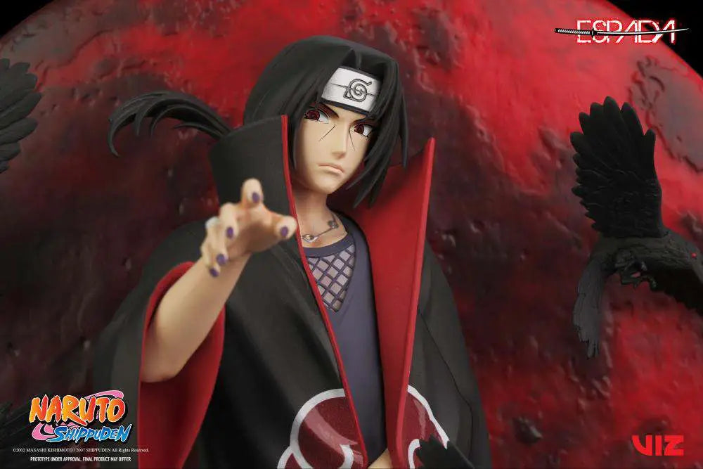 NARUTO SHIPPUDEN ITACHI WALL STATUE ESPADA ART LLC
