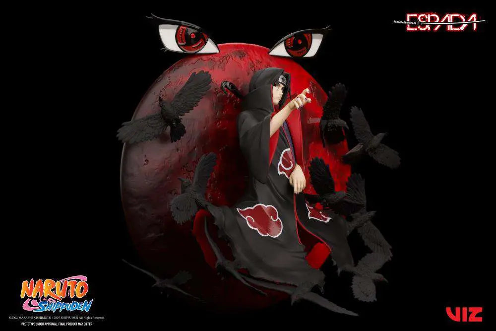NARUTO SHIPPUDEN ITACHI WALL STATUE ESPADA ART LLC