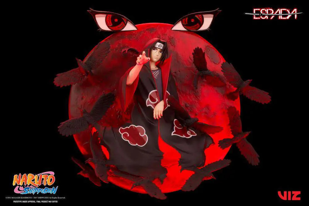 NARUTO SHIPPUDEN ITACHI WALL STATUE ESPADA ART LLC