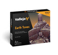 EARTH TONES 16 COLOR SET 70141 VALLEJO