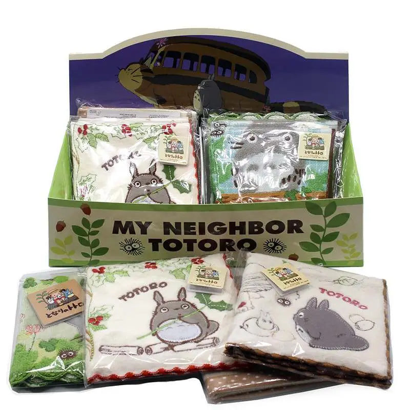 TOTORO 25×25 TOWELS DISPLAY (10) STUDIO GHIBLI