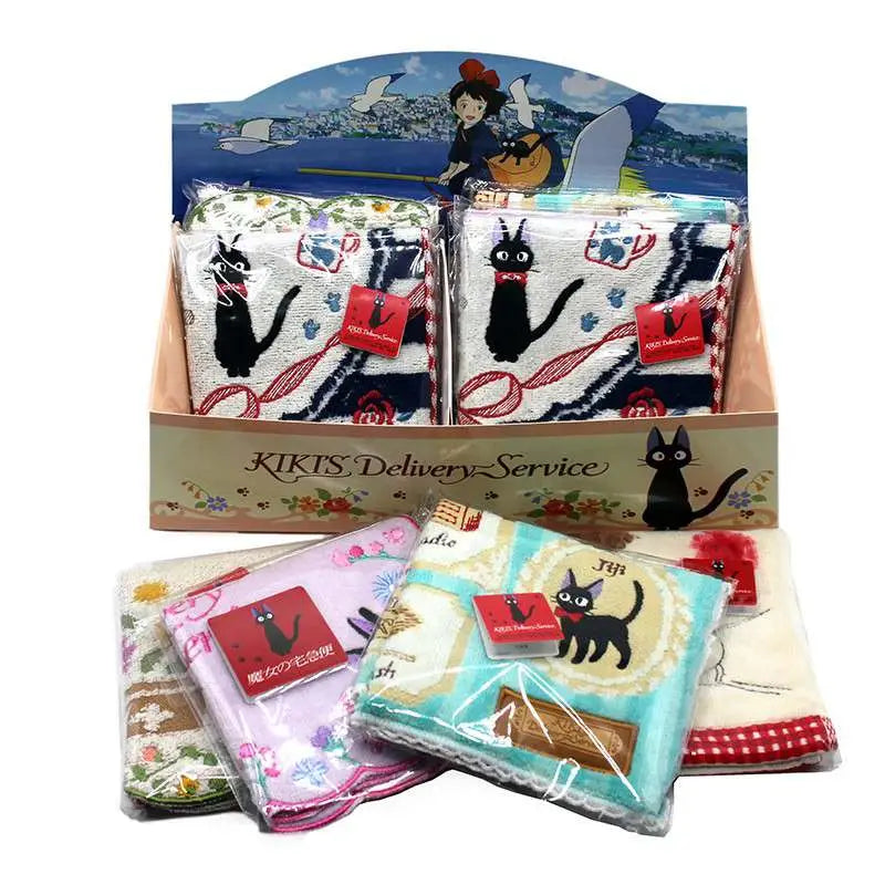 KIKI DELIVERY SERVICE 25×25 TOWELS DISPLAY (10) STUDIO GHIBLI