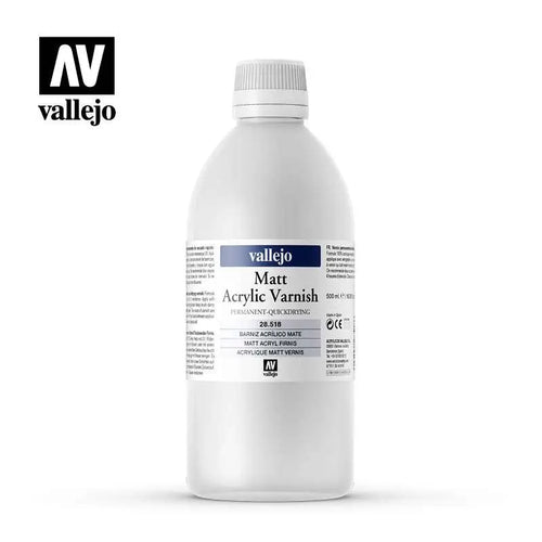 AUXILIARY MAT VARNISH 500ML 28518 VALLEJO