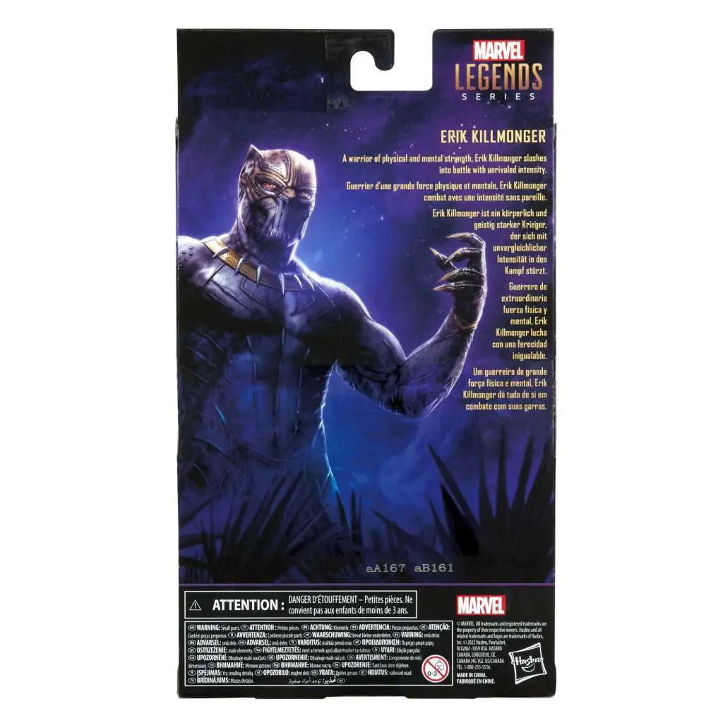 MARVEL LEGENDS BLP ERIK KILLMONGER AF HASBRO
