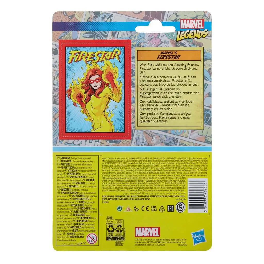 MARVEL LEGENDS RETRO FIRESTAR AF HASBRO