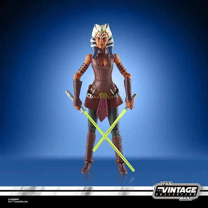 SW VINTAGE AHSOKA TCW LTD ED AF HASBRO