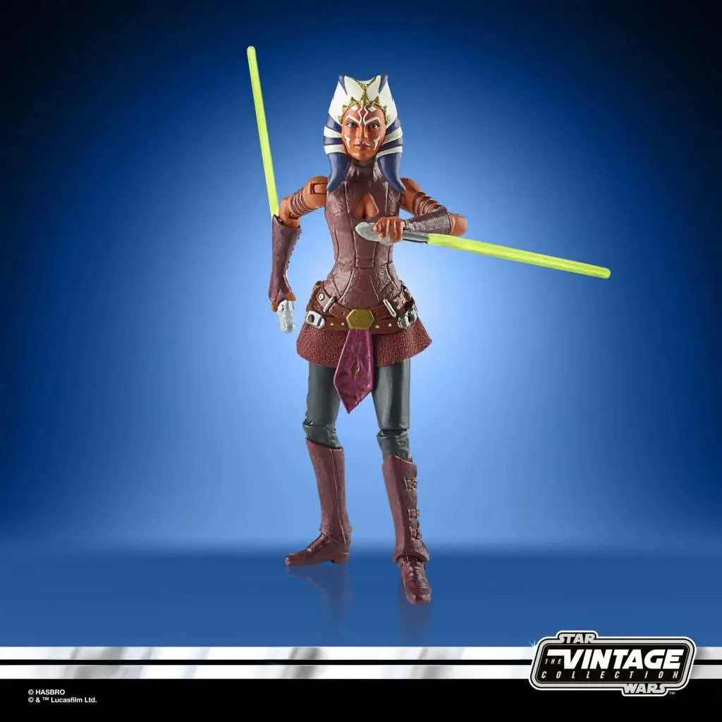 SW VINTAGE AHSOKA TCW LTD ED AF HASBRO