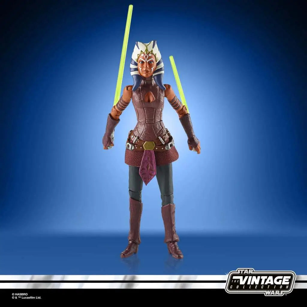 SW VINTAGE AHSOKA TCW LTD ED AF HASBRO