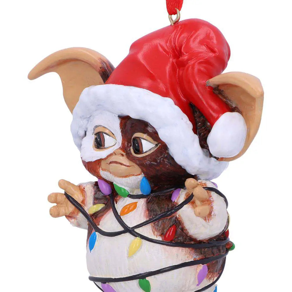 GREMLINS GIZMO IN FAIRY LIGHTS HANGING ORNAMENT NEMESIS NOW