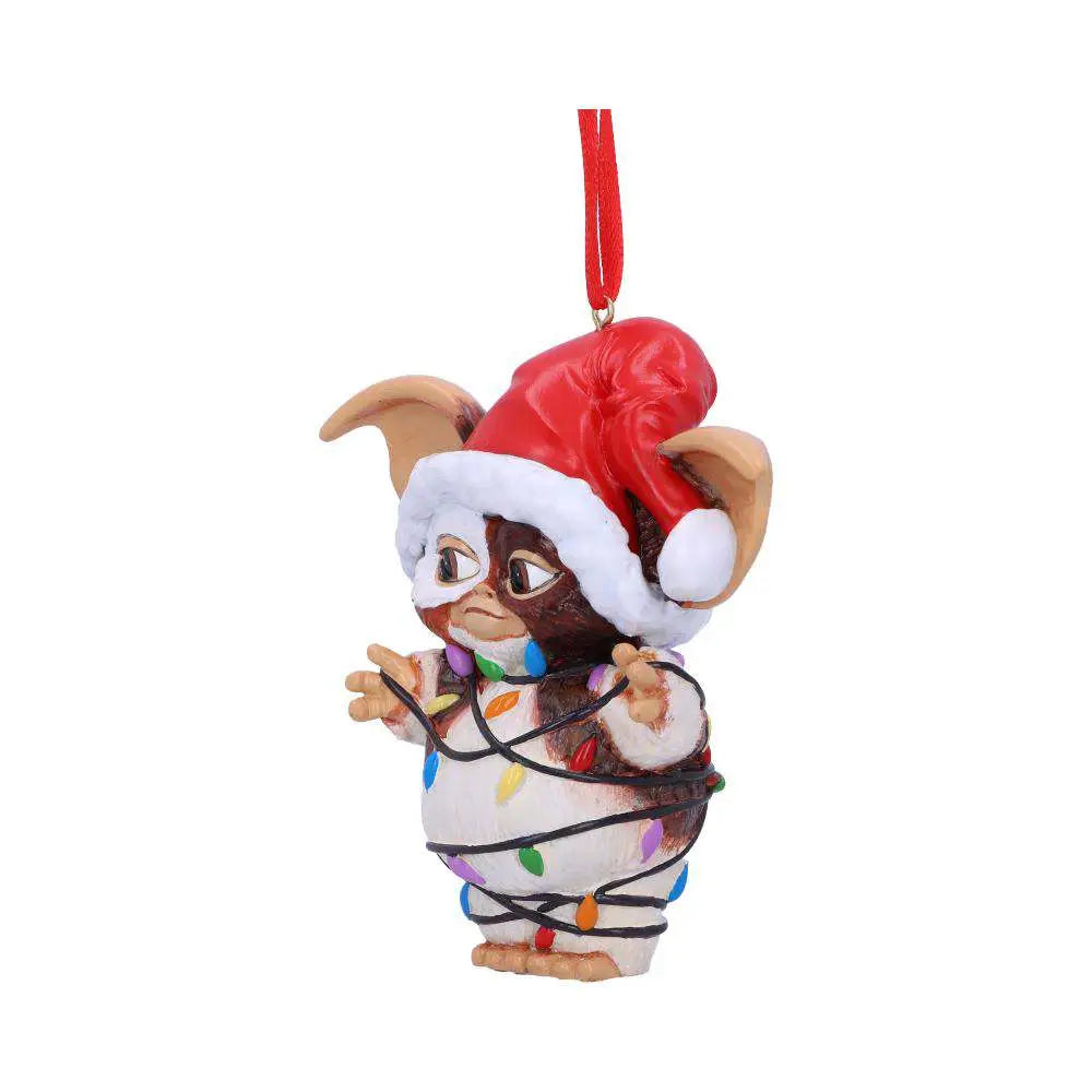 GREMLINS GIZMO IN FAIRY LIGHTS HANGING ORNAMENT NEMESIS NOW