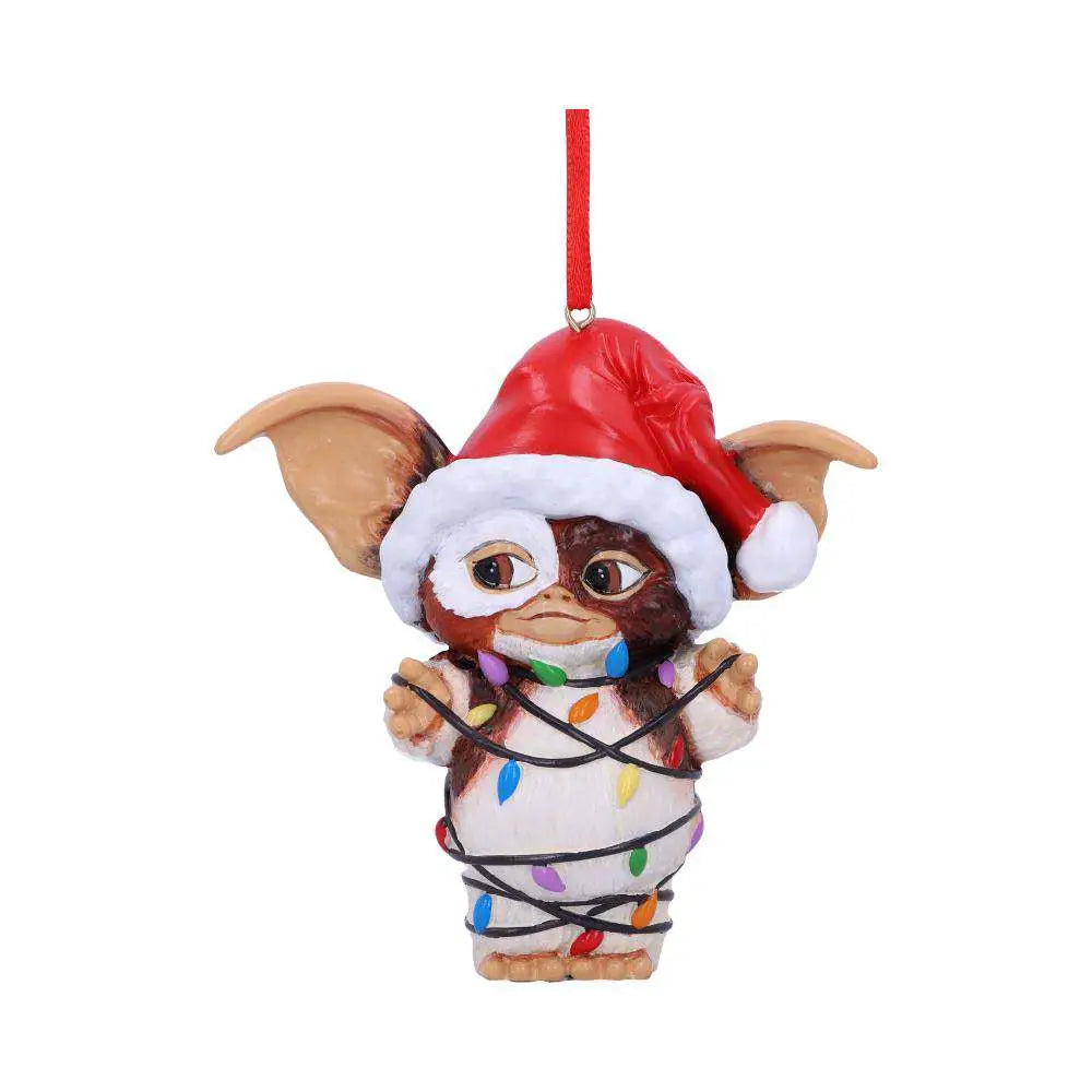 GREMLINS GIZMO IN FAIRY LIGHTS HANGING ORNAMENT NEMESIS NOW