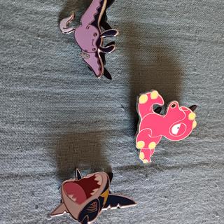 Octillery, Mantine & Sharpedo Pokémon Pins (3-Pack)