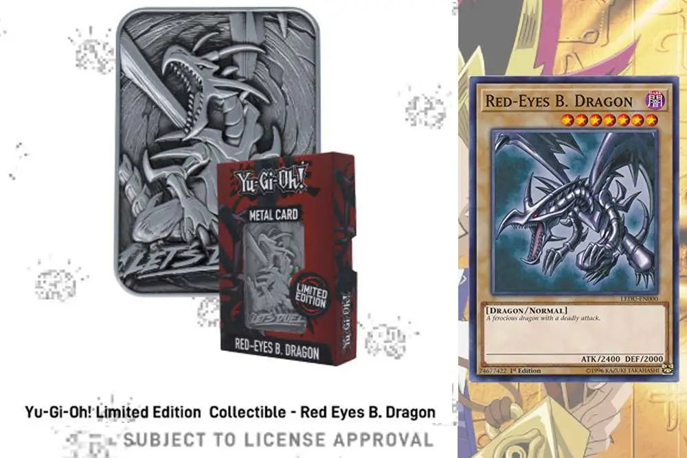 YU GI OH! LTD ED METAL RED EYES B.DRAGON FANATTIK