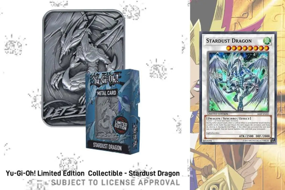 YU GI OH! LTD ED METAL STARDUST DRAGON FANATTIK