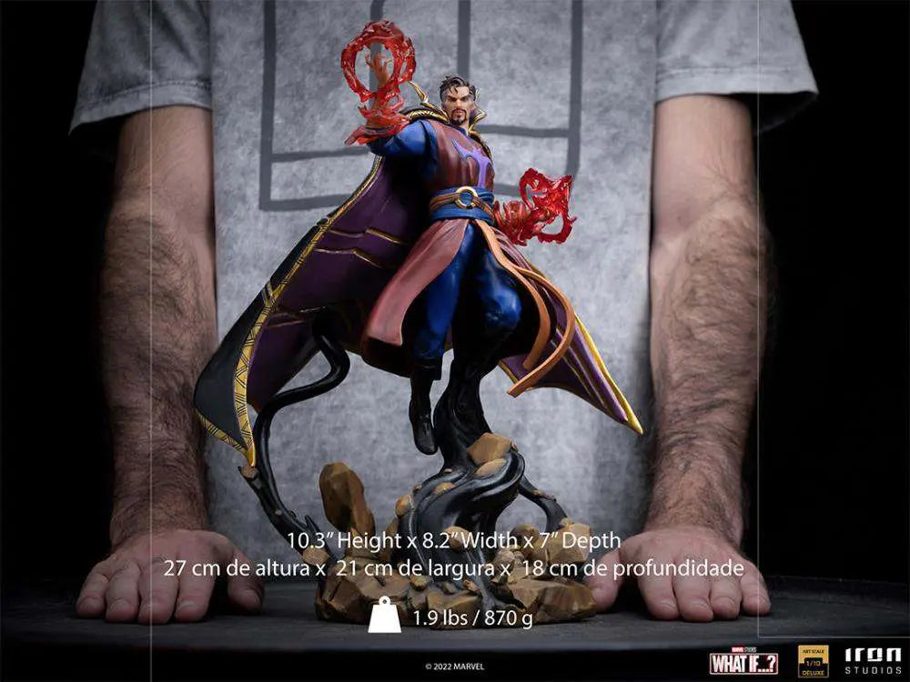 WHAT IF DOC STRANGE SUPREME 1/10 DLX ST IRON STUDIOS