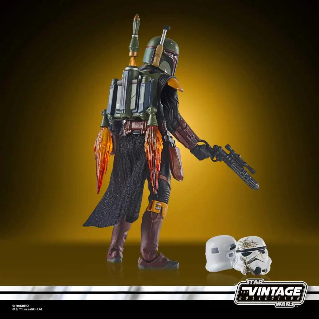 SW VINTAGE DX BOBA FETT TATOOINE AF HASBRO