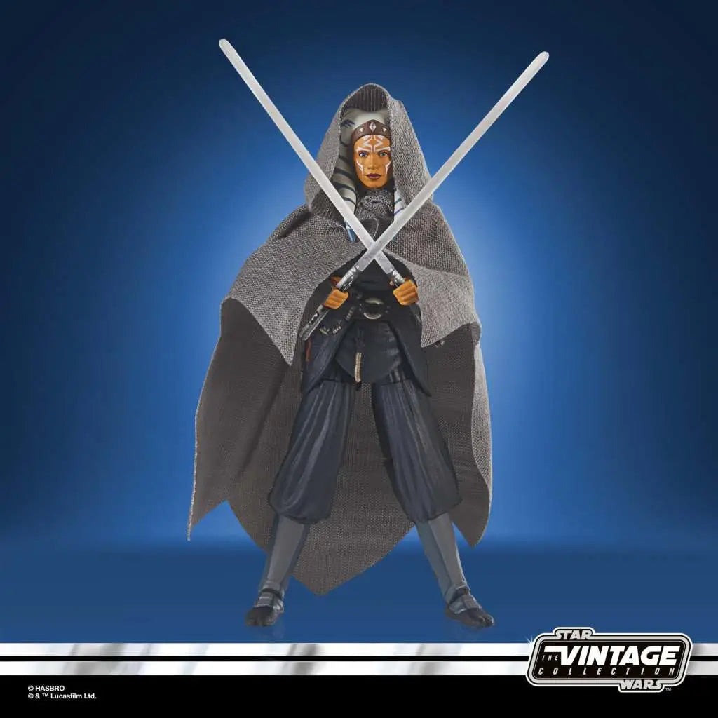 SW VINTAGE AHSOKA TANO & GROGU LTD ED AF HASBRO