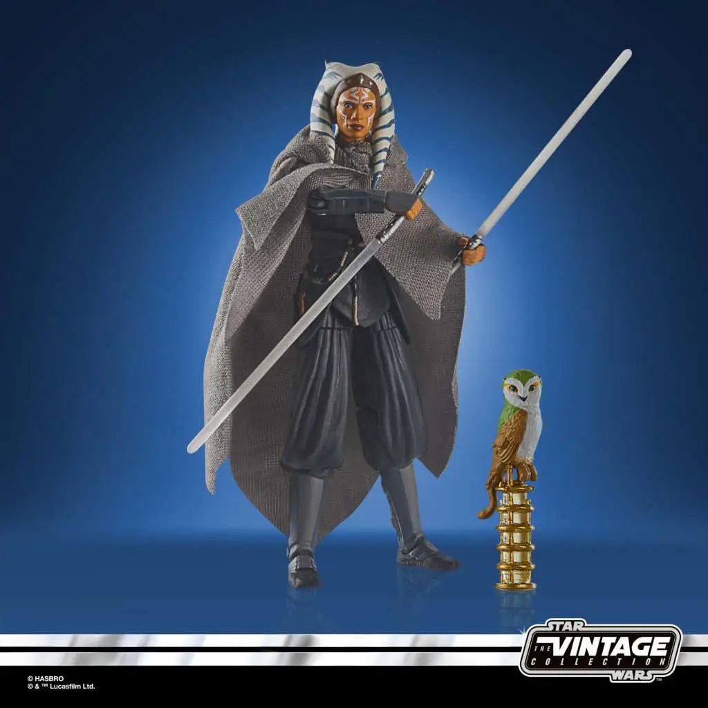 SW VINTAGE AHSOKA TANO & GROGU LTD ED AF HASBRO